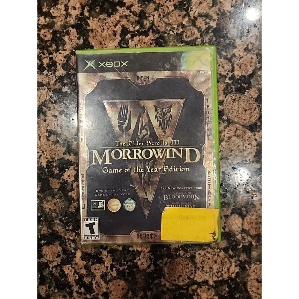 The Elder Scrolls III Morrowind GOTY Original Xbox Game CIB Tested